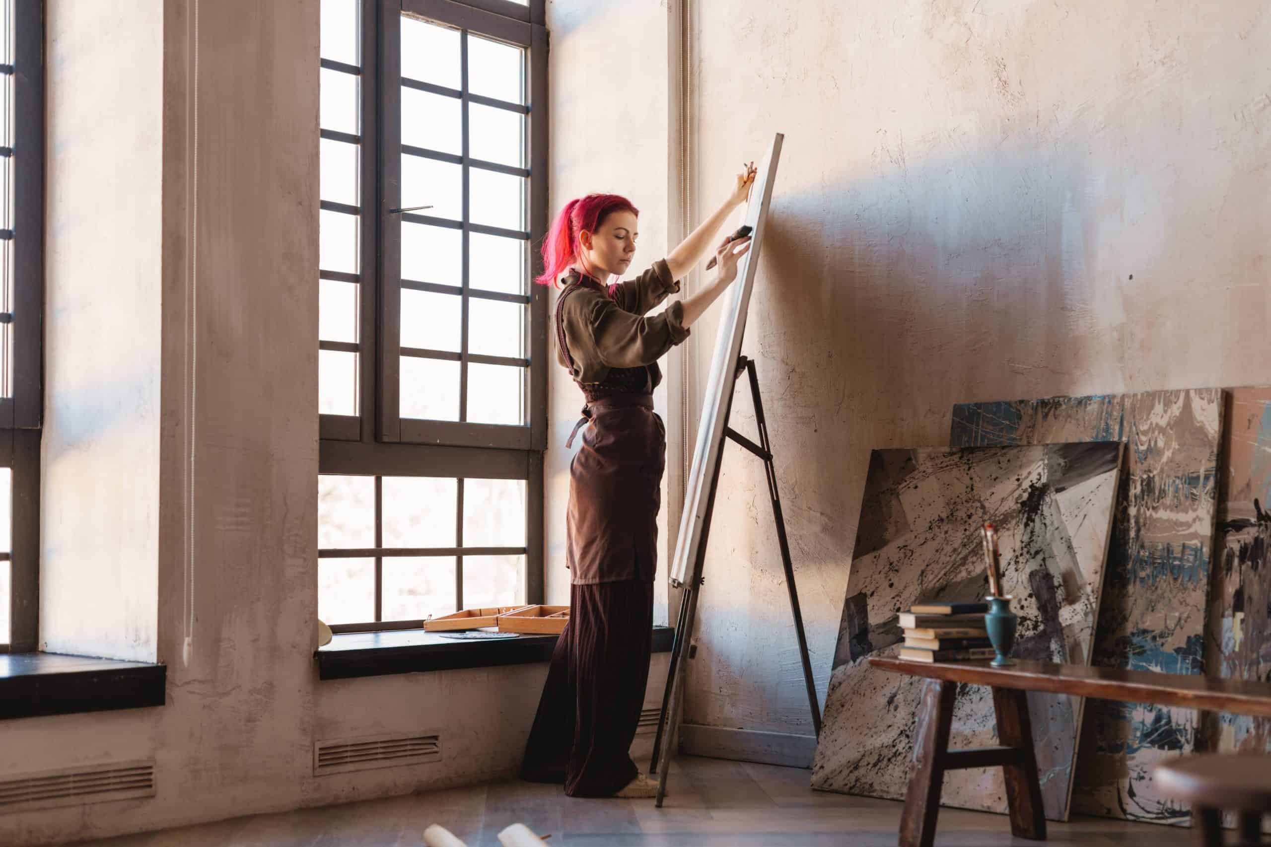 Tips for setting up your painting studio